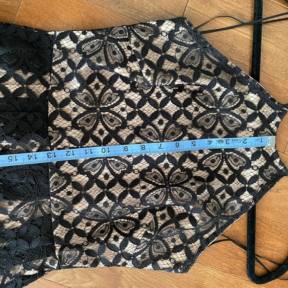 Nordstrom Black Fit & Flare Midi Dress - Picture 11 of 11